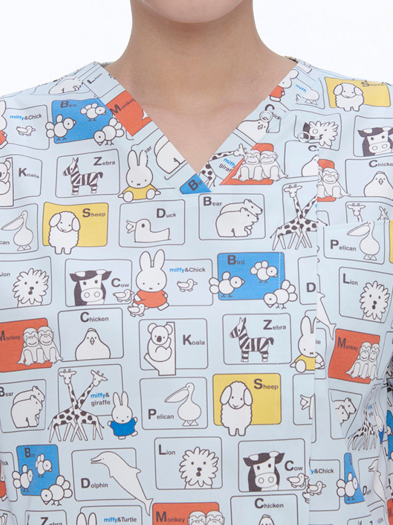 간호사복 병원복 진료복 miffy남녀공용 상의 MFS-5852
