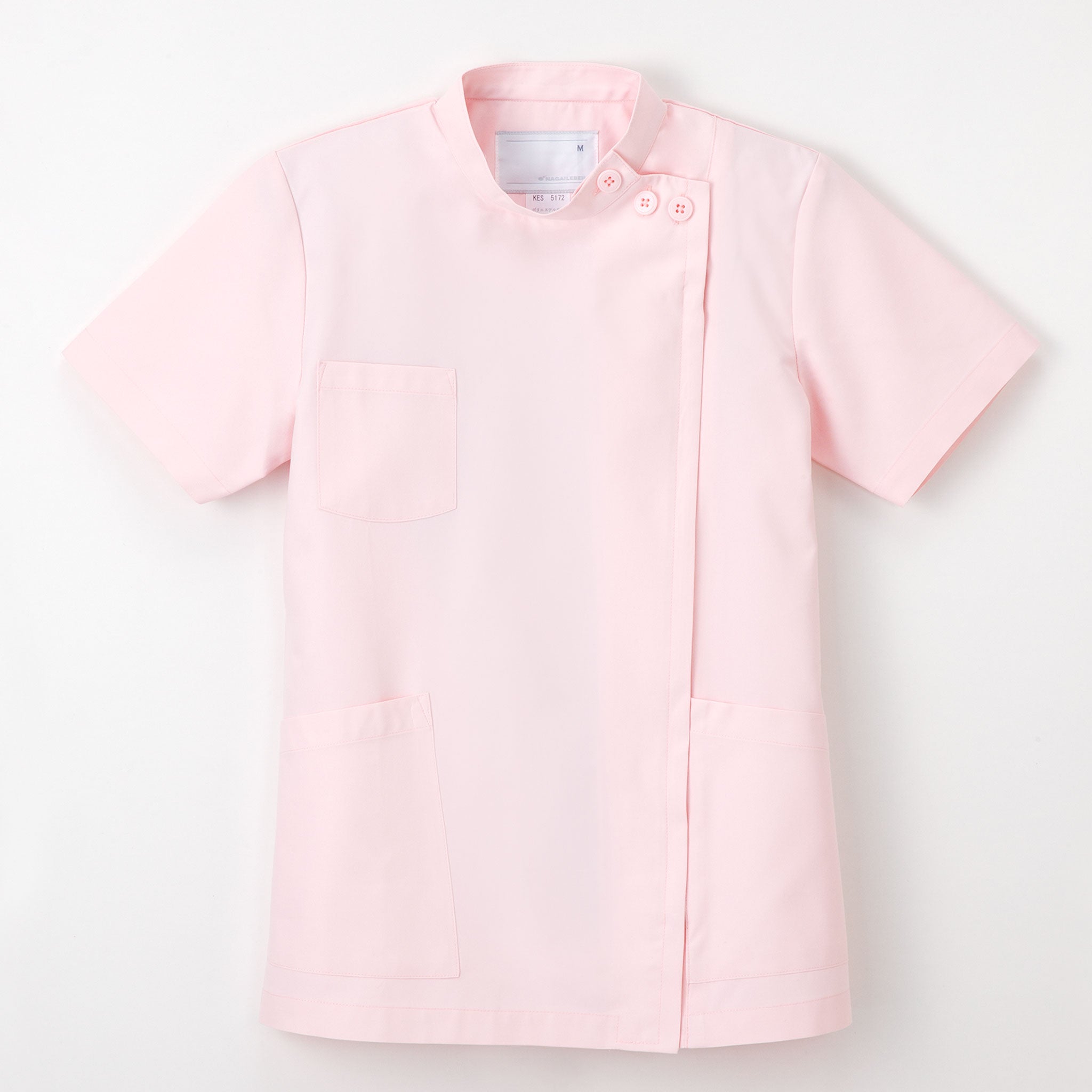 여성용 옆단추형 반팔 소매 KES-5172