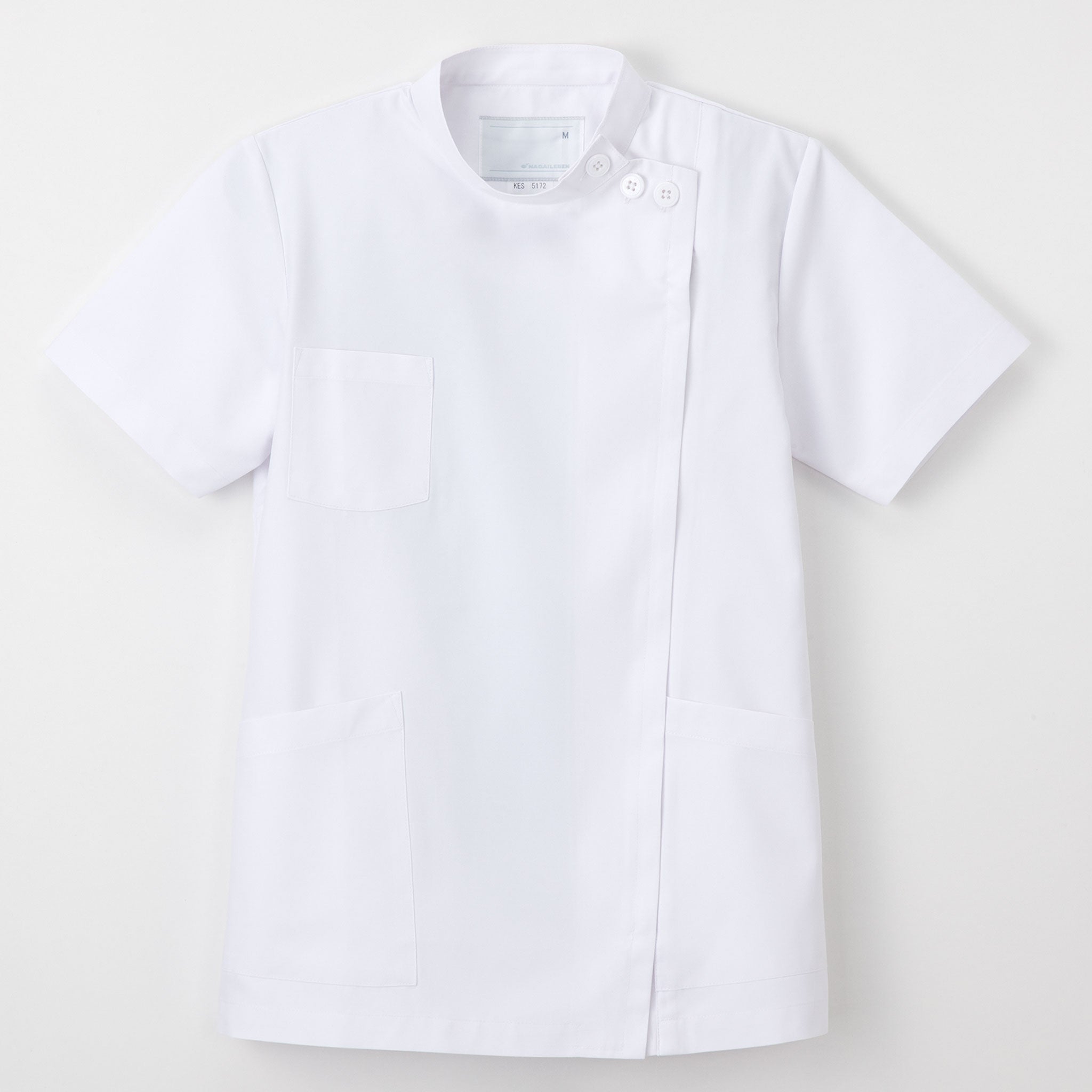 여성용 옆단추형 반팔 소매 KES-5172