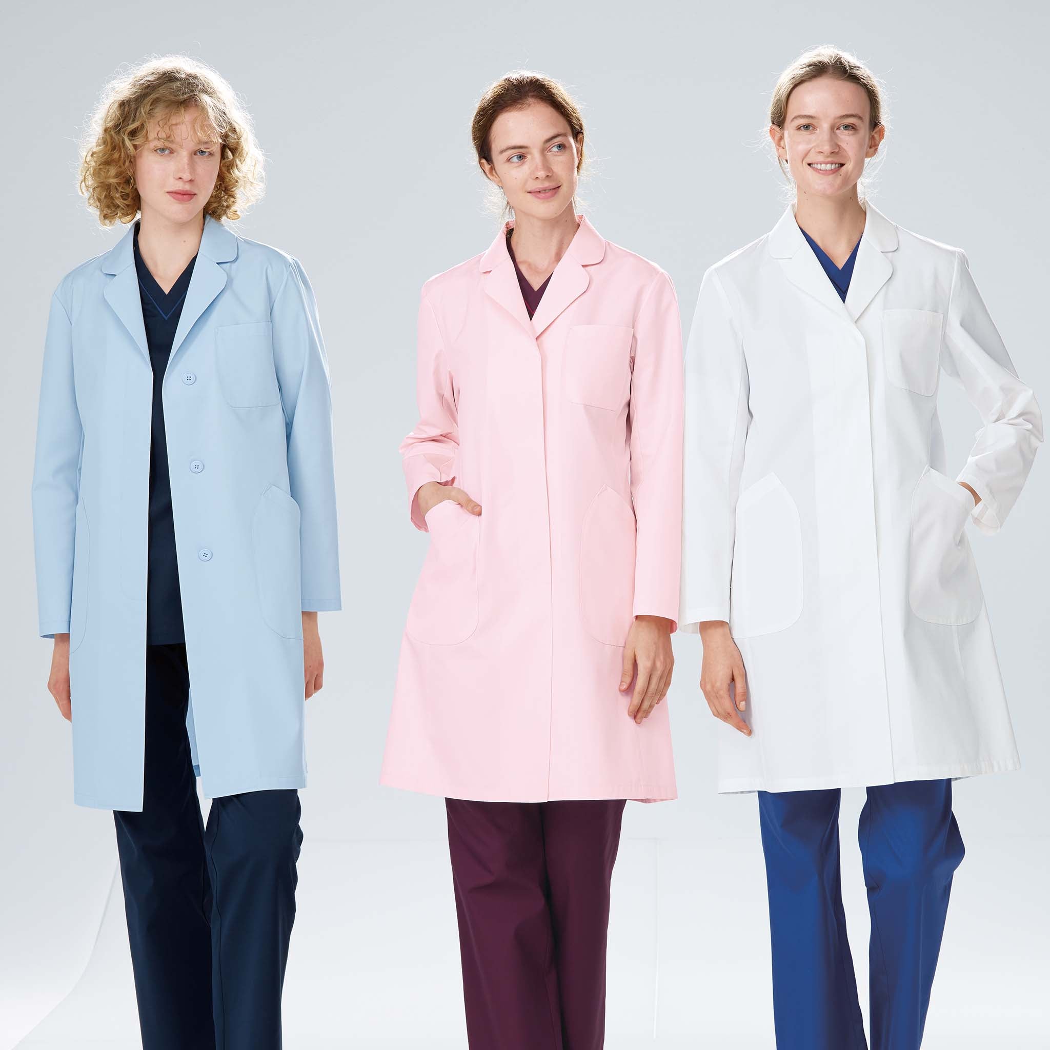 여성용 싱글 진찰복　EM-3035