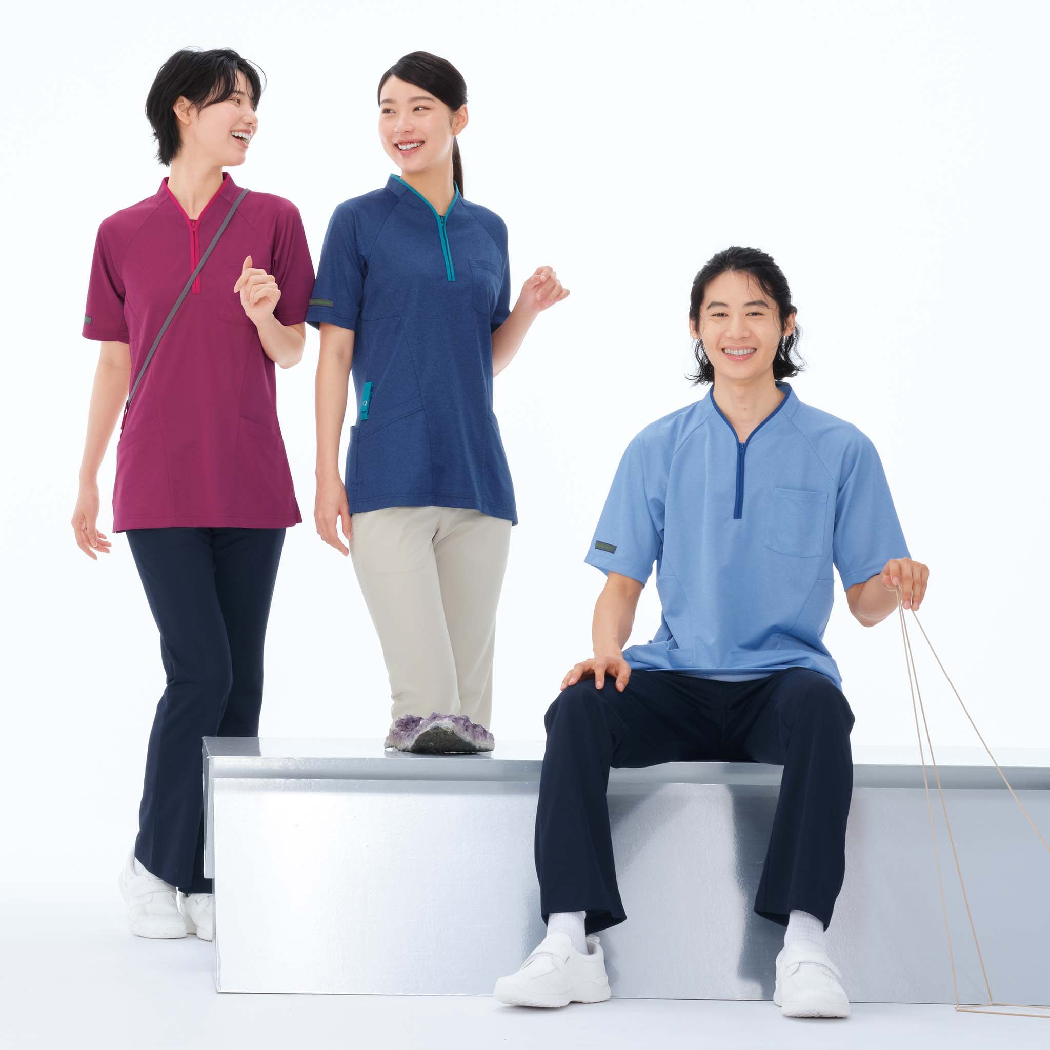 남녀공용 니트 셔츠　JM-3177