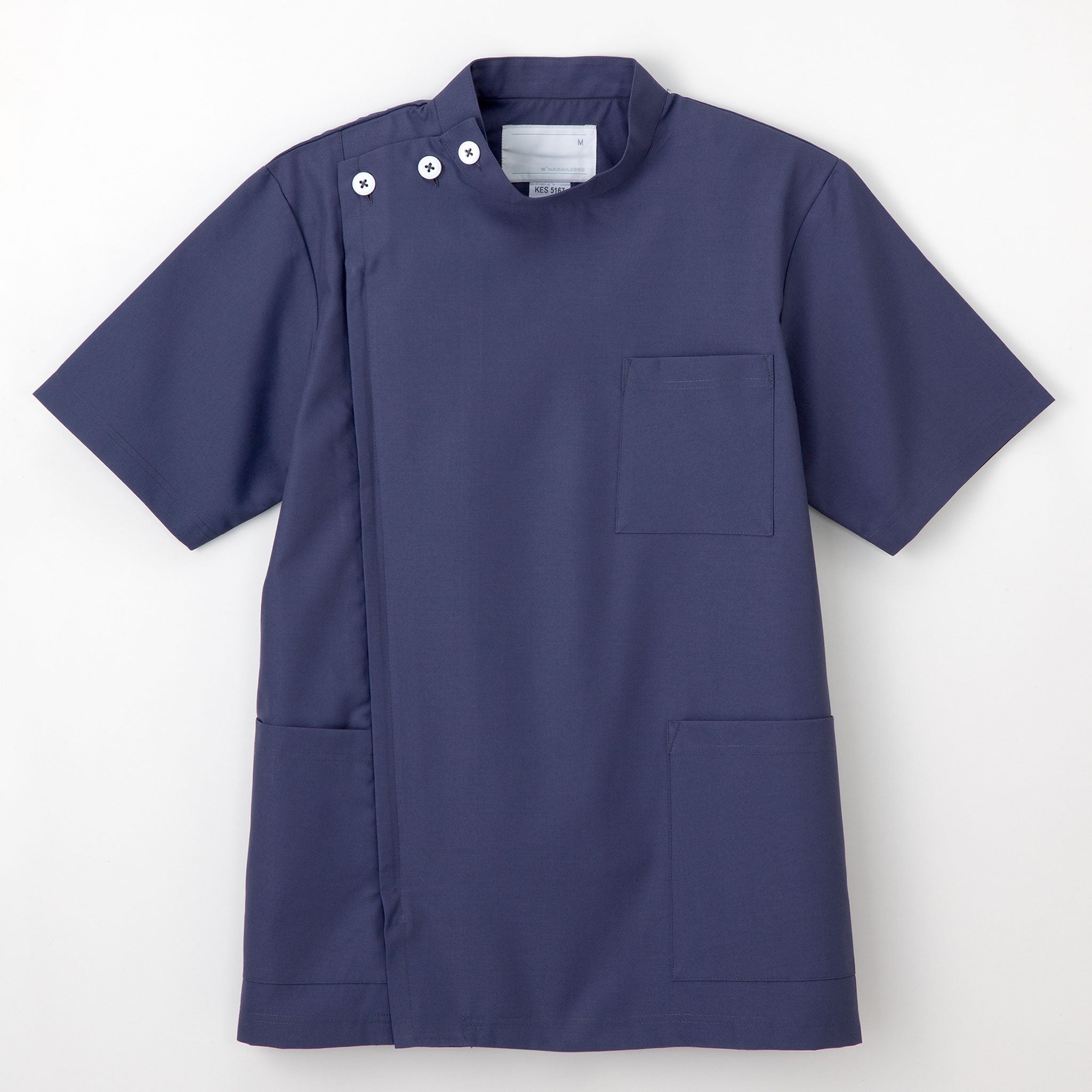 남성용 옆단추형 반팔 소매　KES-5167