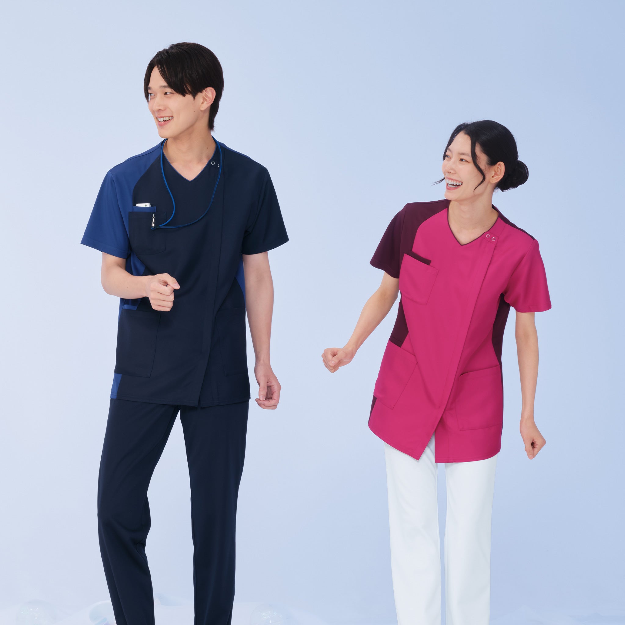 진료복 병원복 간호복 남녀공용 상의 RT-5407